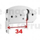 8401-U24/6,5-30 axe 34 Serrure  SOBINCO 3 points