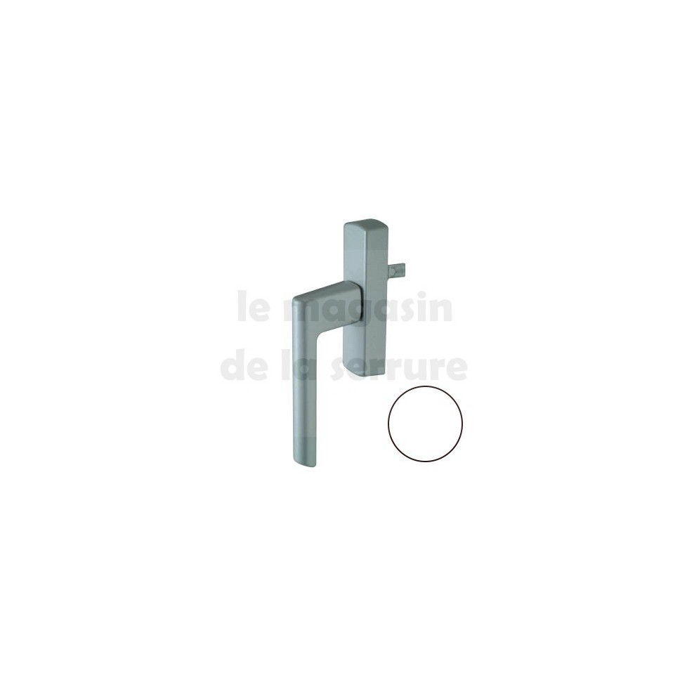 Poignée SI 1 doigt BLANCHE pour SIEGENIA Poignée SI 1 doigt BLANCHE pour SIEGENIA