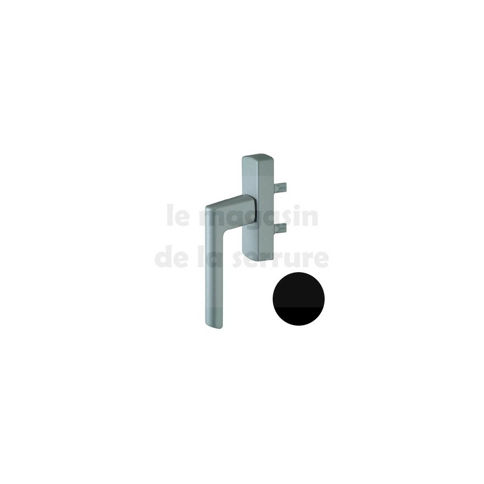 Poignée SI 2 doigts NOIRE pour SIEGENIA Poignée SI 2 doigts NOIRE pour SIEGENIA