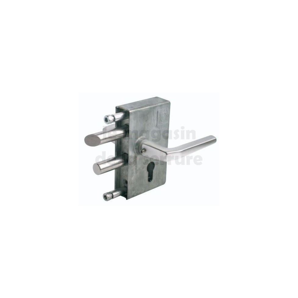 Serrure portail JDC 104 tube carré 30-50 Serrure portail JDC 104 tube carré 30-50