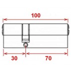 Cylindre européen TESA TE5 30X70 laiton