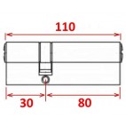 Cylindre européen TESA TE5 30X80 laiton