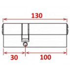 Cylindre européen TESA TE5 30X100 laiton