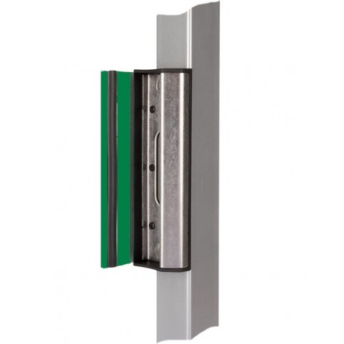 Gache butée verte 6005 profil carré pour serrure LOCINOX