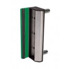 Gache butée verte 6005 profil carré pour serrure LOCINOX