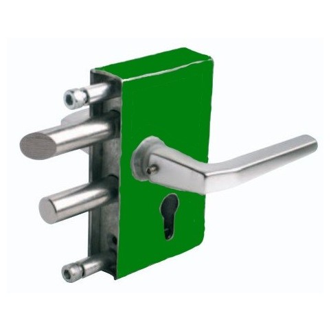 Serrure JDC 104 tube carré 30-50 VERTE