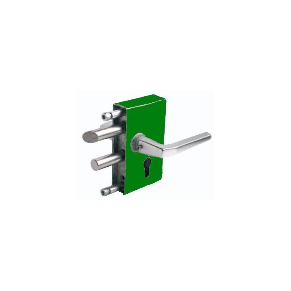 Serrure JDC 104 tube carré 30-50 VERTE Serrure JDC 104 tube carré 30-50 VERTE