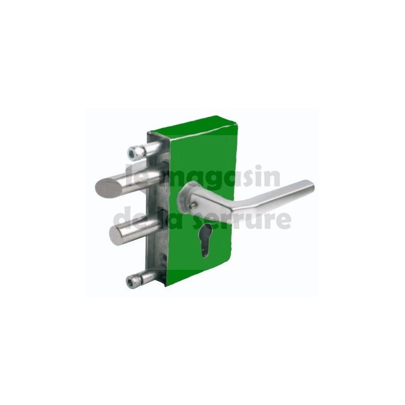Serrure JDC 104 tube carré 30-50 VERTE Serrure JDC 104 tube carré 30-50 VERTE