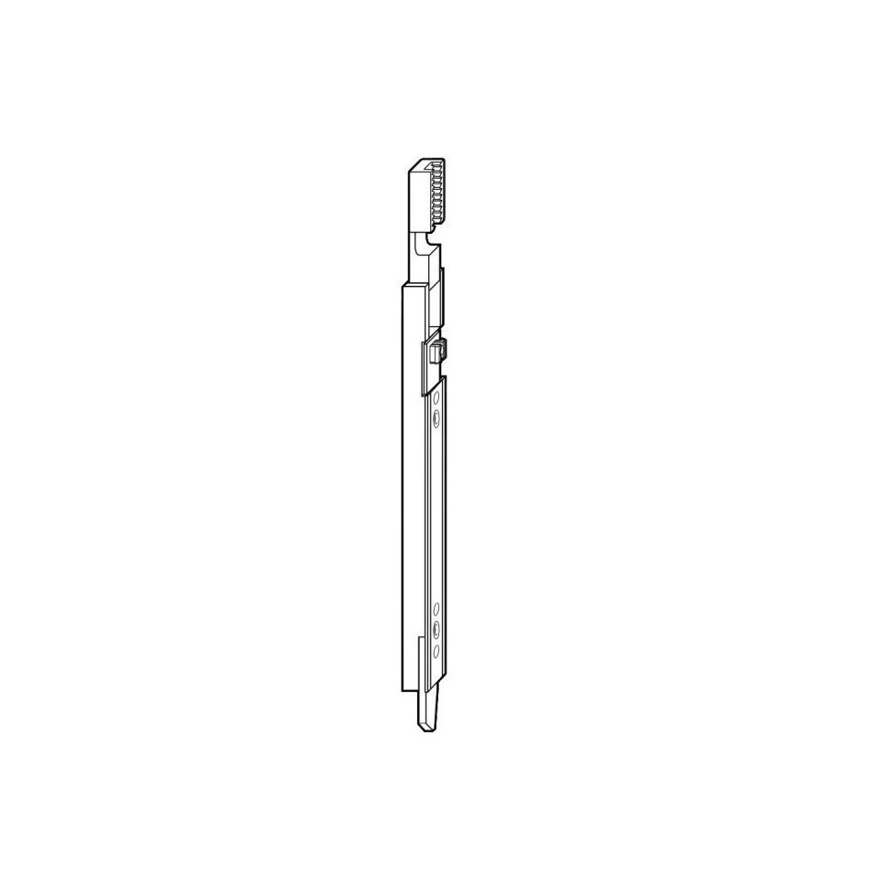 312033 Verrou bas inverseur sortie 18mm ROTO avec plaquette 312033 Verrou bas inverseur sortie 18mm ROTO avec plaquette
