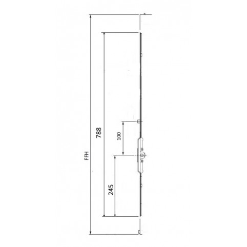 GK572 Crémone AUBI axe 7.5 FFH 800-1100