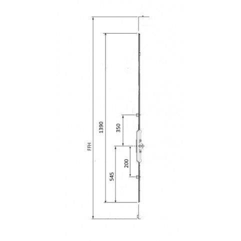 GK574 Crémone AUBI axe 7.5 FFH 1400-1700