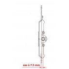 GK575 Crémone AUBI axe 7.5 FFH 1700-2000