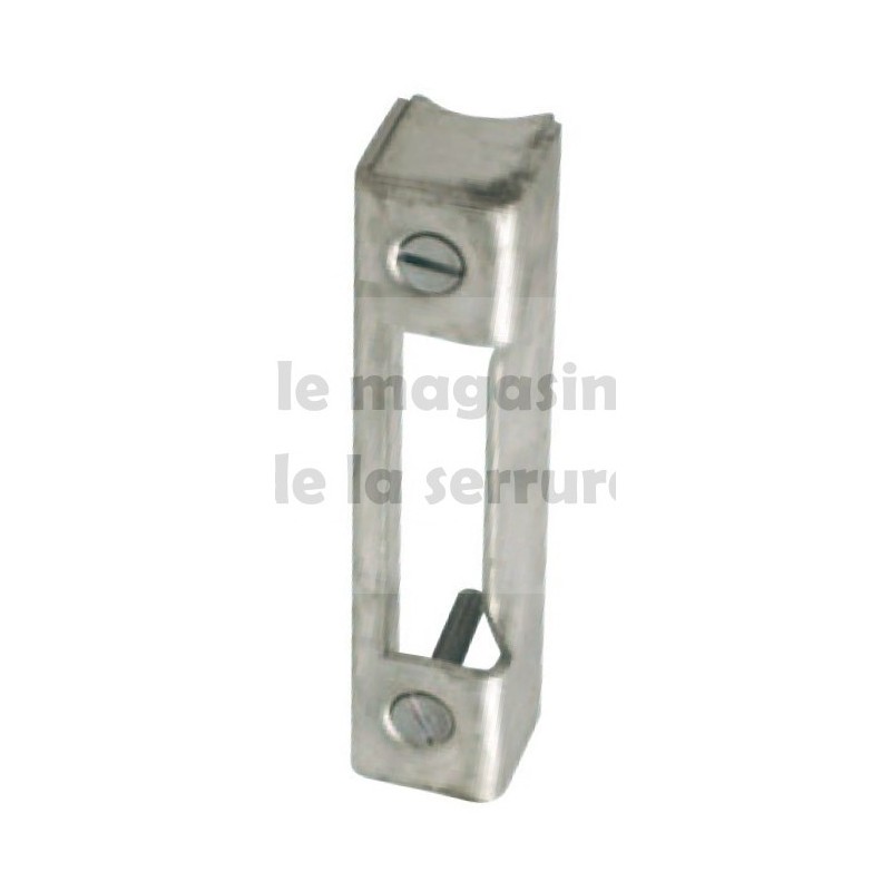 Gâche acier JDC fixation poteau rond Gâche acier JDC fixation poteau rond