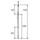 625621 Crémone ROTO OF axe 7.5 GR1125