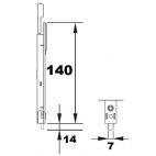 TESC 3080 Verrou bas inverseur SI-AUBI