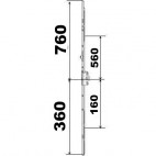 KIT 36/76 remplacement 23A0089 360x760  suivant dimensions ci dessous