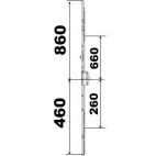 KIT 46/86 remplacement 23A0089 3GR 460x860  suivant dimensions ci dessous