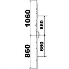 KIT 86/106 remplacement 23A0089 860x1060  suivant dimensions ci dessous