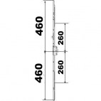 KIT 46/46 remplacement 23A0089 460x460 suivant dimensions ci dessous