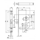 213518U18 Serrure cyl europ LIPS