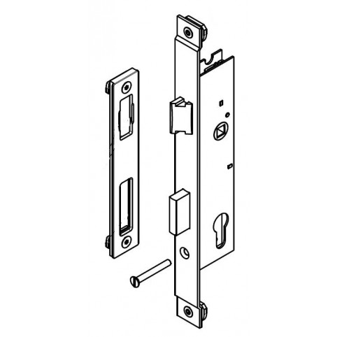 T920001 Serrure 1 point à clames TECHNAL