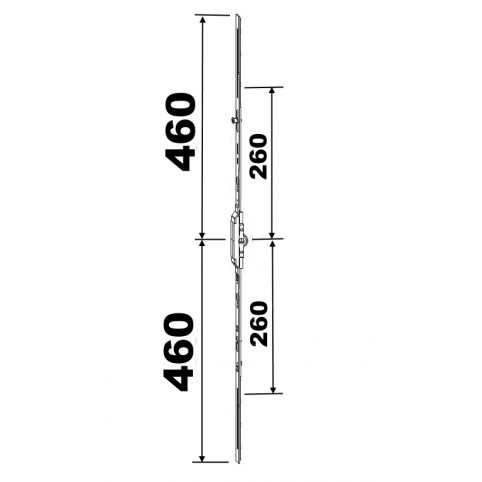 KIT axe 7 46/46 remplacement 23/7 460x460