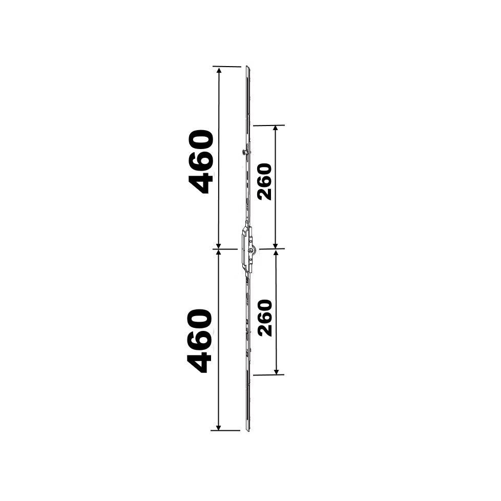 KIT axe 7 46/46 remplacement 23/7 460x460