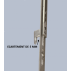 628500 2 crochets de 5 axe 17 GR600 Coulissant ROTO