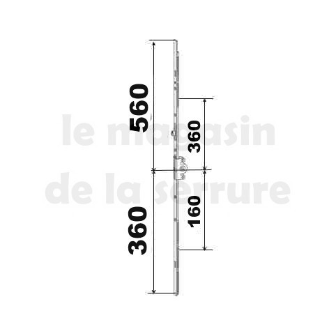 KIT 36/56 remplacement 23A0089 3GR 360x560  suivant dimensions ci dessous