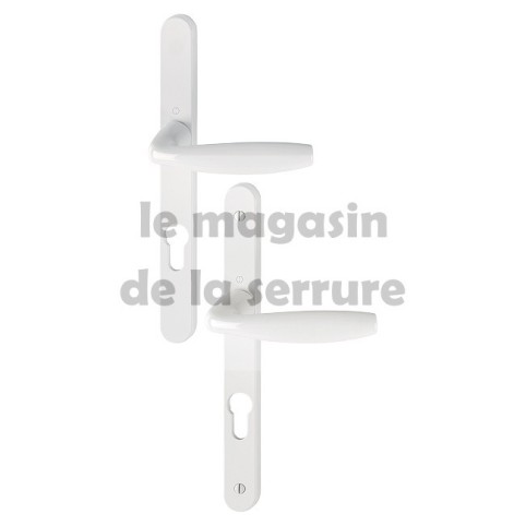 Entraxe 92 mm BLANCHE étroite Béquille double