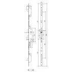 7799 35/85 Serrure relevage GNS 7799 35/85 Serrure relevage GNS