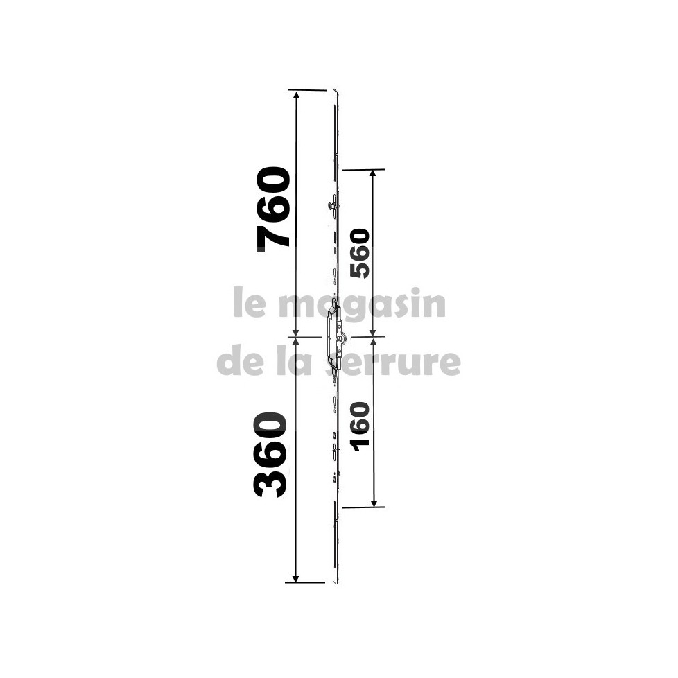 KIT axe 7 36/76 remplacement 23/7 360x760