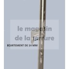 628503 2 crochets de 14 axe 17 cylindre GR600 Coulissant ROTO