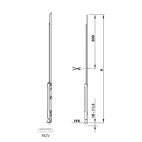 TESC 1070 Verrou bas VSU IP SI-AUBI