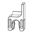 369828 Reprise AFM cremone semi-fixe MACO 369828 Reprise AFM cremone semi-fixe MACO