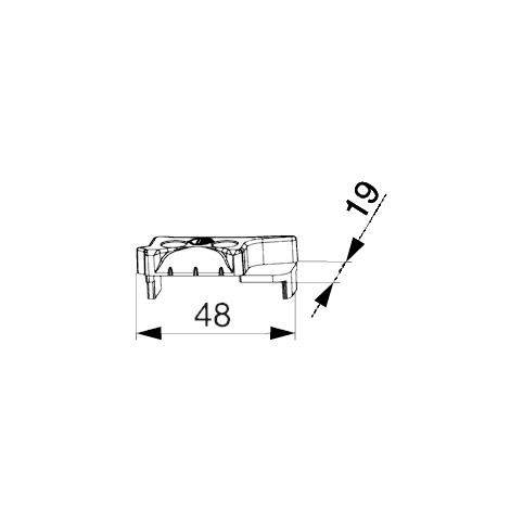 355923 Gâche rehausse MACO