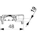 355923 Gâche rehausse MACO