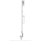 209855 Verrou de semi fixe bas avec reprise AFM  + gâche i.S MACO