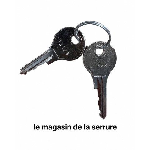 208248 Paire de clés n°12123  ROTO