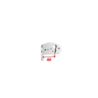 Serrure Vachette 2050 / 20500 RB52 3 galets Axe 40 Droite | Le Magasin de la Serrure