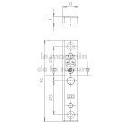 Accessoire compas Siegenia A0760 TS – Réf. 280294