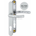 poignee porte étroite entraxe 92 gris clair
