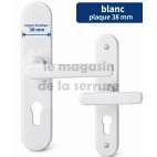 poignee porte plaque 38mm entraxe 92